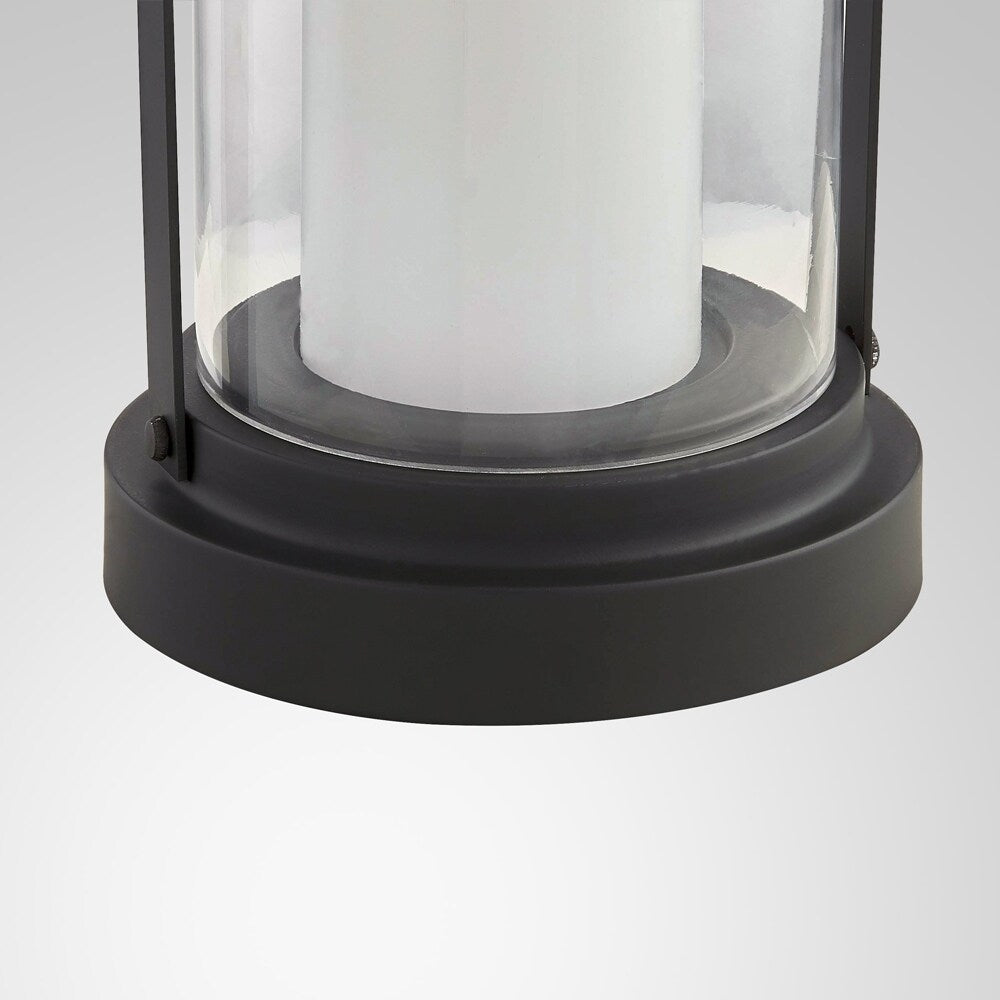 Fillmore 1-light Black Outdoor LED Floor Lantern