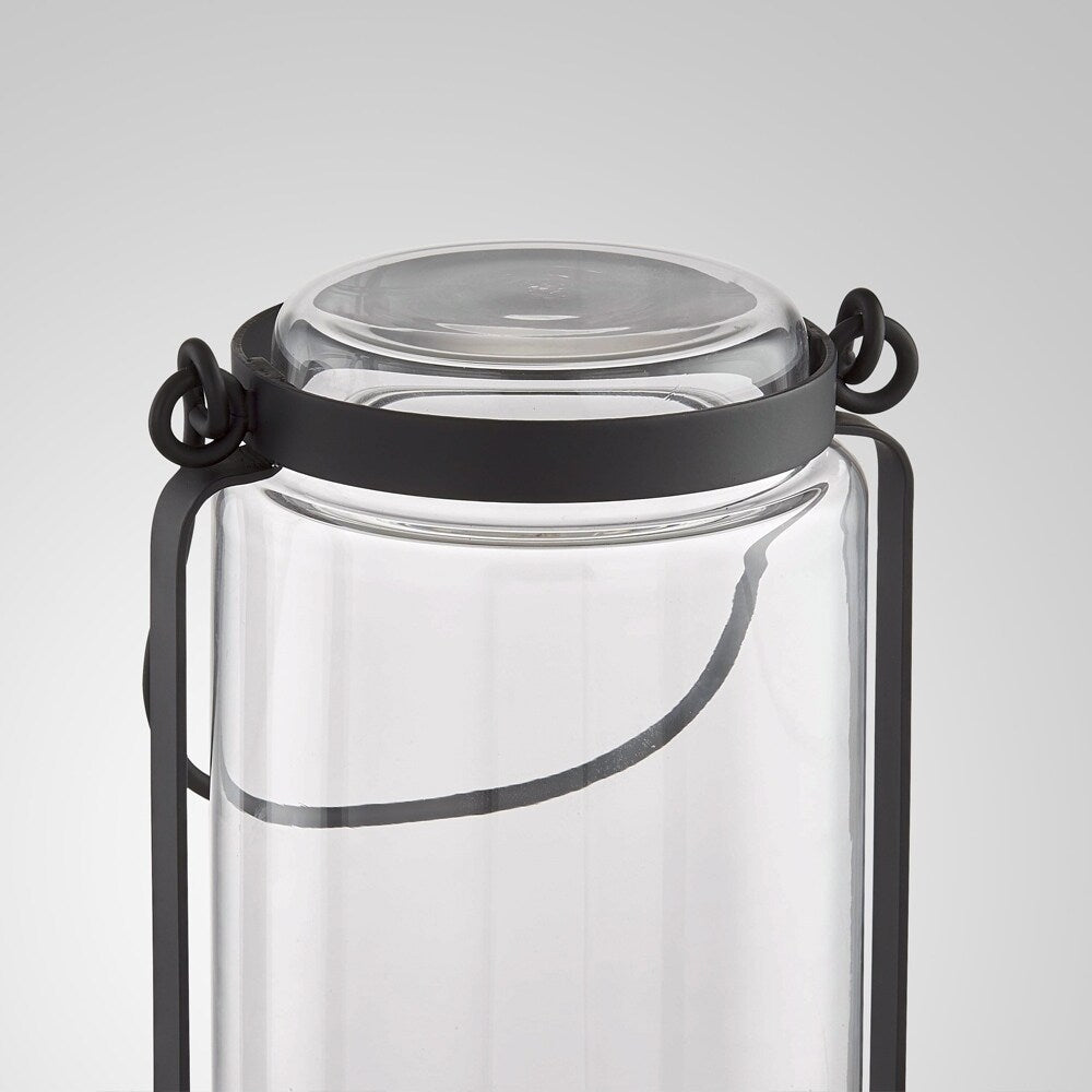 Fillmore 1-light Black Outdoor LED Floor Lantern