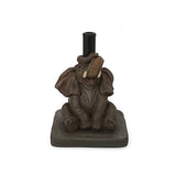 Finchley Elephant Umbrella Base by Christopher Knight Home - 13.50" W x 13.50" L x 18.00" H