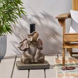 Finchley Elephant Umbrella Base by Christopher Knight Home - 13.50" W x 13.50" L x 18.00" H