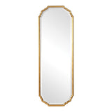 Porch & Den Find Antique Gold Decorative Frame Wall Mirror