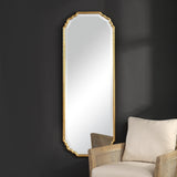 Porch & Den Find Antique Gold Decorative Frame Wall Mirror