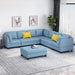 Findon Contemporary 6-piece Fabric Sectional by Christopher Knight Home