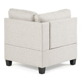 Findon Fabric 7 Seater Tufted Sectional Sofa by Christopher Knight Home