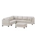 Findon Fabric 7 Seater Tufted Sectional Sofa by Christopher Knight Home