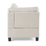 Findon Fabric 7 Seater Tufted Sectional Sofa by Christopher Knight Home