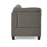 Findon Fabric 7 Seater Tufted Sectional Sofa by Christopher Knight Home