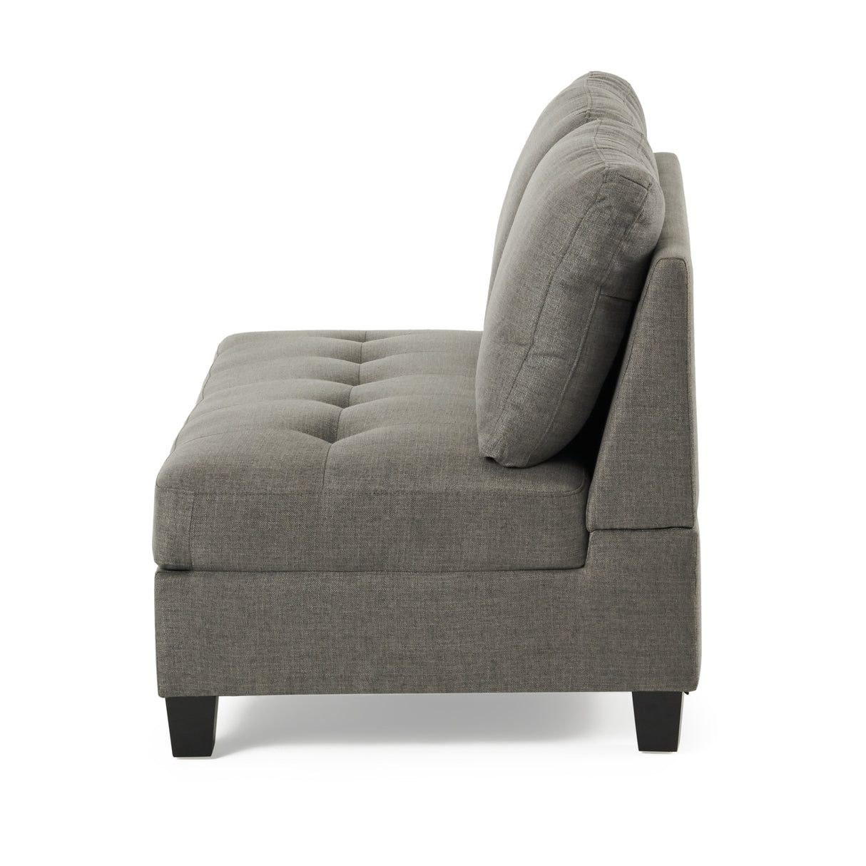 Findon Fabric 7 Seater Tufted Sectional Sofa by Christopher Knight Home