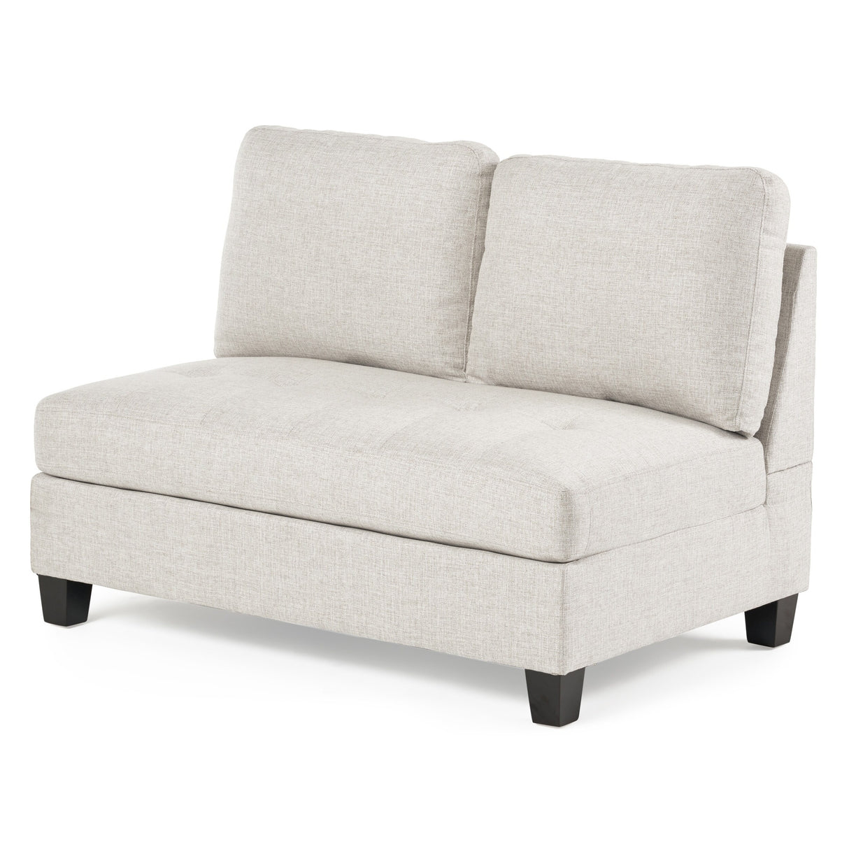 Findon Fabric 7 Seater Tufted Sectional Sofa by Christopher Knight Home