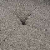 Findon Fabric 7 Seater Tufted Sectional Sofa by Christopher Knight Home