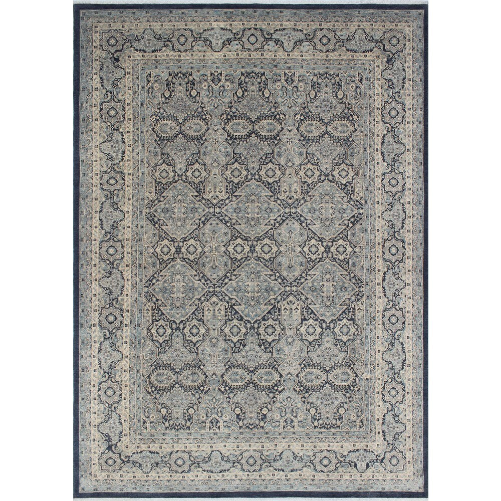 Noori Rug Fine Chobi Erhan Grey and Blue Rug