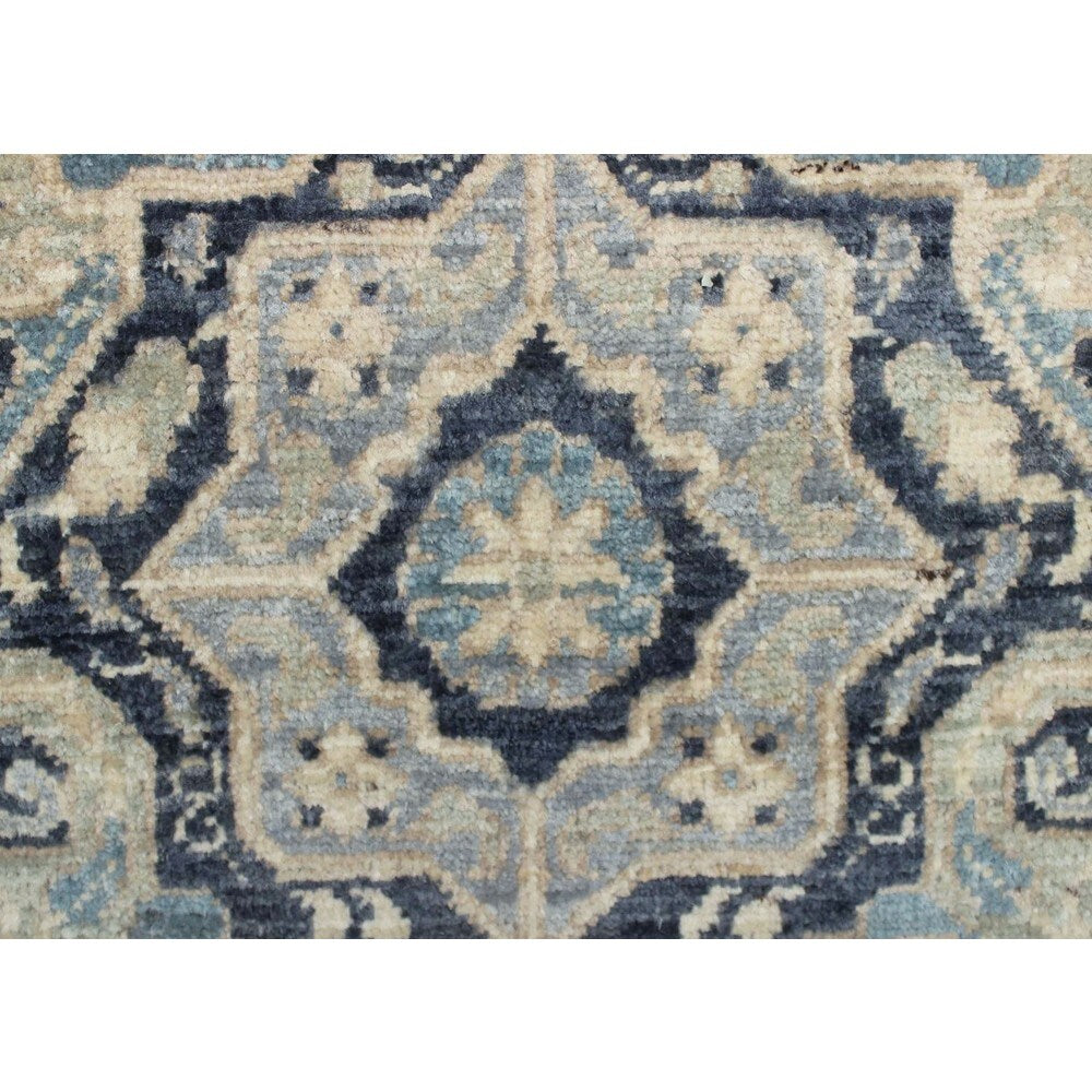 Noori Rug Fine Chobi Erhan Grey and Blue Rug