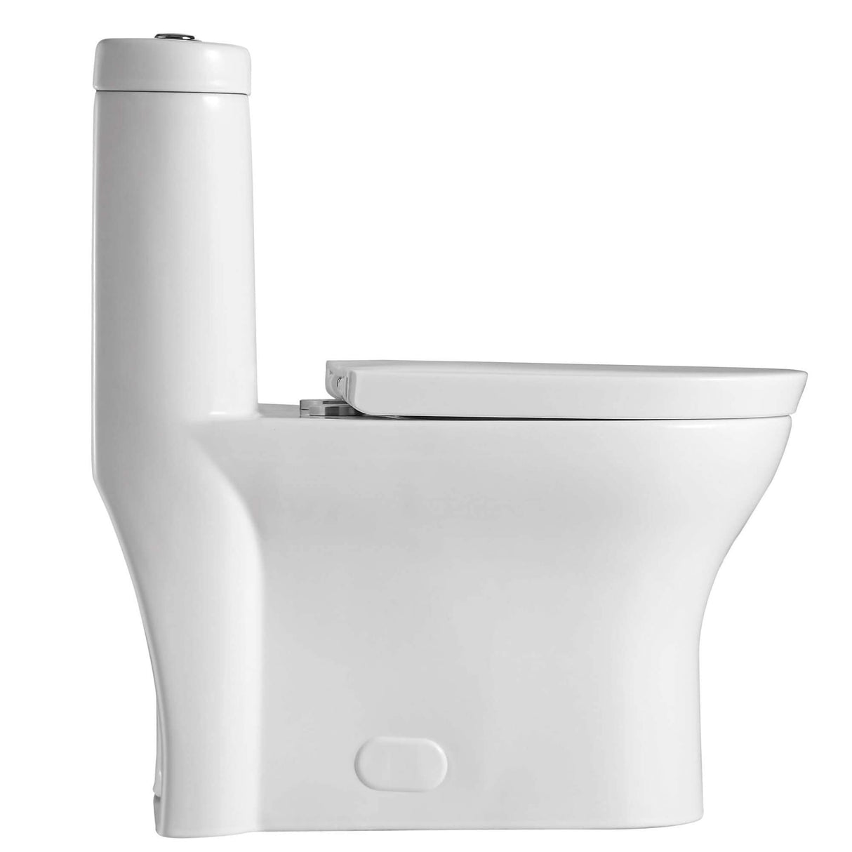 Fine Fixtures Dual-Flush Elongated One-Piece Toilet with High Efficiency Flush