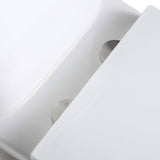Fine Fixtures Dual-Flush Elongated One-Piece Toilet with High Efficiency Flush