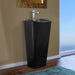 Fine Fixtures Plainfield Pedestal, Elegant One Piece Pedestal Sink, Center Faucet Hole, Vitreous China, White