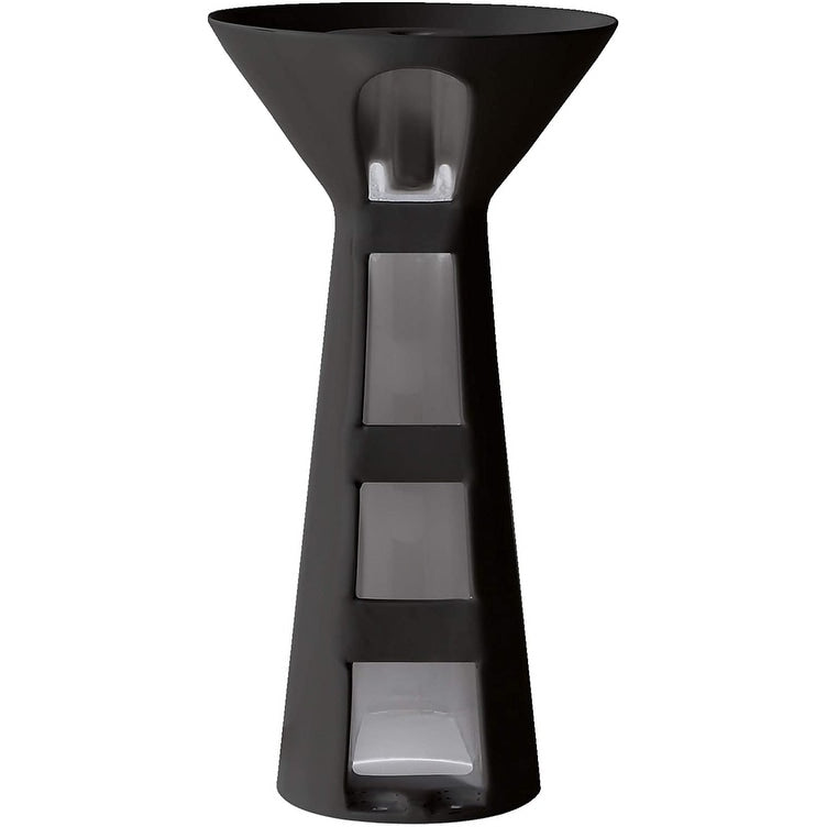 Fine Fixtures Pyramid Pedestal, Elegant One Piece Pedestal Sink, Center Faucet Hole, Vitreous China, White