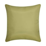 Edie At Home Fine Line Embroidered Floral 18x18 Indoor & Outdoor Decorative Pillow, Lime Green