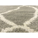 Fine Oushak Anass Grey Hand-knotted Rug (9' x 11'9)