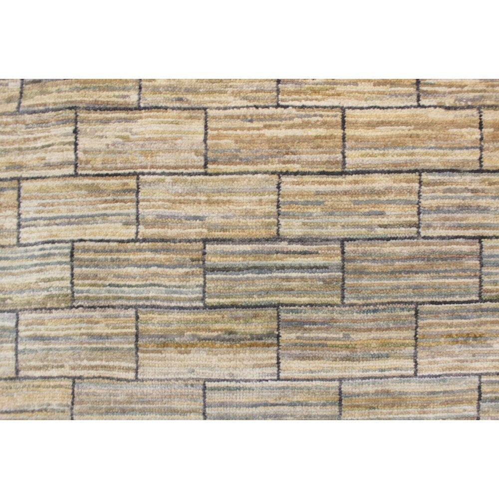 Noori Rug Fine Oushak Leigh Beige/Charcoal Rug - 9'1 x 12'0