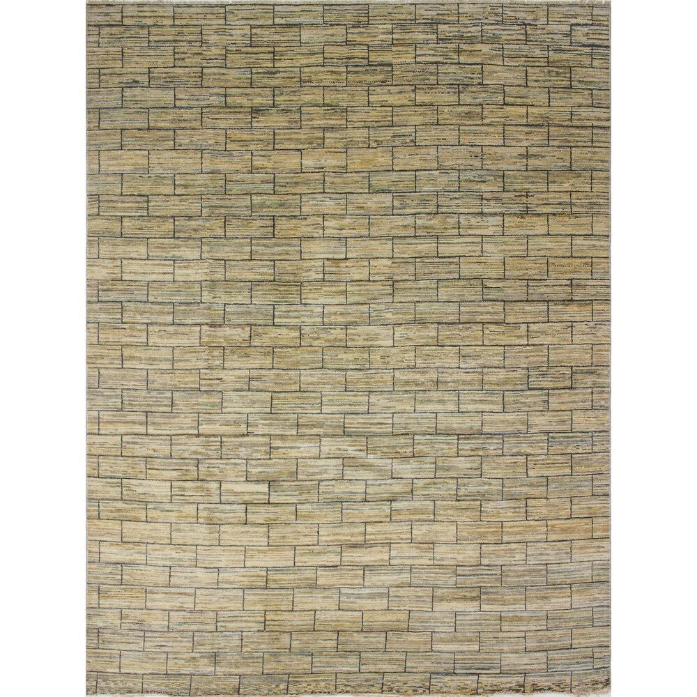 Noori Rug Fine Oushak Leigh Beige/Charcoal Rug - 9'1 x 12'0
