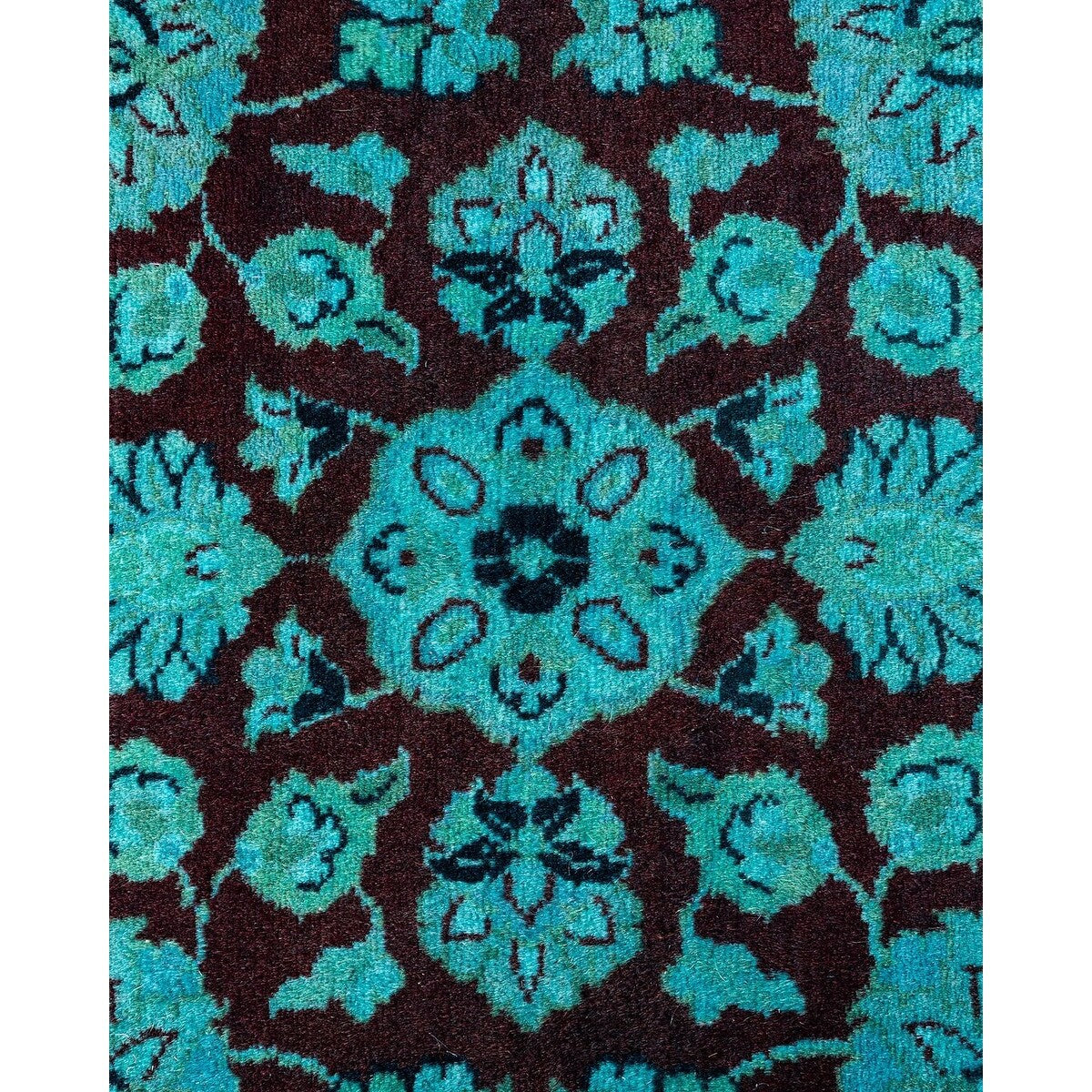 Fine Vibrance One-of-a-Kind Hand-Knotted Area Rug - Blue, 4' 2" x 6' 3" - 4' 2" x 6' 3"