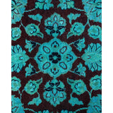 Fine Vibrance One-of-a-Kind Hand-Knotted Area Rug - Blue, 4' 2" x 6' 3" - 4' 2" x 6' 3"