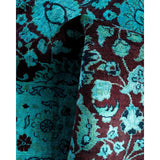 Fine Vibrance One-of-a-Kind Hand-Knotted Area Rug - Blue, 4' 2" x 6' 3" - 4' 2" x 6' 3"