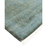 Overton Hand Knotted Wool Vintage Inspired Modern Contemporary Overdyed Brown Runner Rug - 2' 7" x 16' 1"