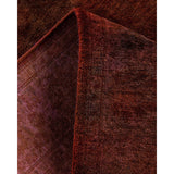 Overton Hand Knotted Wool Vintage Inspired Modern Contemporary Overdyed Brown Runner Rug - 2' 7" x 8' 5"