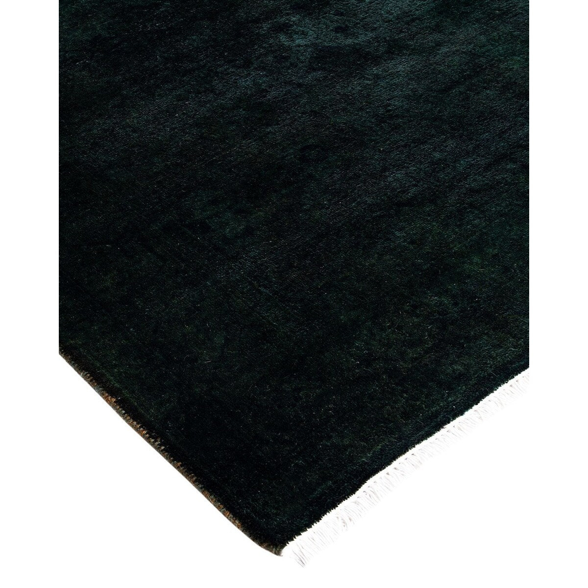 Overton Hand Knotted Wool Vintage Inspired Modern Contemporary Overdyed Burgundy Runner Rug - 3' 1" x 18' 4"