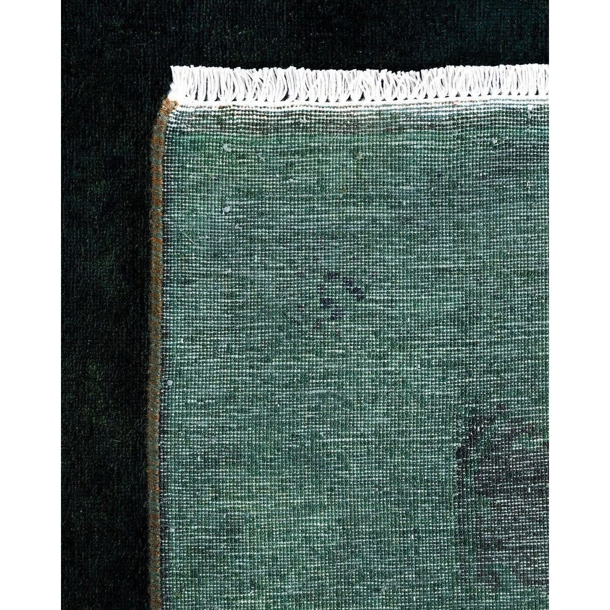 Overton Hand Knotted Wool Vintage Inspired Modern Contemporary Overdyed Burgundy Runner Rug - 3' 1" x 18' 4"