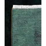 Overton Hand Knotted Wool Vintage Inspired Modern Contemporary Overdyed Burgundy Runner Rug - 3' 1" x 18' 4"
