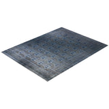 Fine Vibrance, One-of-a-Kind Hand-Knotted Area Rug - Gray, 10' 4" x 13' 8" - 10' 4" x 13' 8"