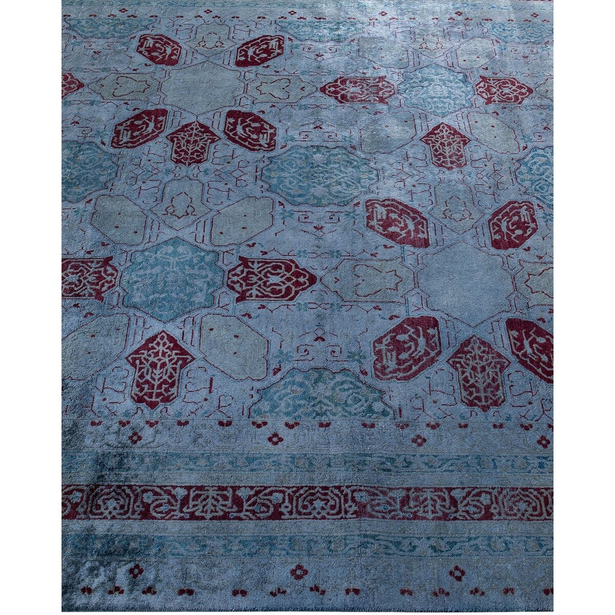 Fine Vibrance, One-of-a-Kind Hand-Knotted Area Rug - Gray, 6' 2" x 9' 0" - 6' 2" x 9' 0"