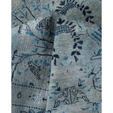 Fine Vibrance, One-of-a-Kind Hand-Knotted Area Rug - Gray, 8' 1" x 10' 2" - 8' 1" x 10' 2"