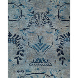 Fine Vibrance, One-of-a-Kind Hand-Knotted Area Rug - Gray, 8' 1" x 10' 2" - 8' 1" x 10' 2"