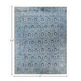 Fine Vibrance, One-of-a-Kind Hand-Knotted Area Rug - Gray, 8' 1" x 10' 2" - 8' 1" x 10' 2"