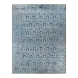 Fine Vibrance, One-of-a-Kind Hand-Knotted Area Rug - Gray, 8' 1" x 10' 2" - 8' 1" x 10' 2"