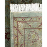 Overton Hand Knotted Wool Vintage Inspired Modern Contemporary Overdyed Gray Area Rug - 8' 1" x 10' 5"