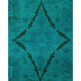 Fine Vibrance, One-of-a-Kind Hand-Knotted Area Rug - Green, 9' 2" x 12' 5" - 9' 2" x 12' 5"