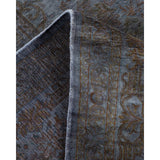 Overton Hand Knotted Wool Vintage Inspired Modern Contemporary Overdyed Gray Area Rug - 8' 3" x 10' 2"