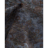 Overton Hand Knotted Wool Vintage Inspired Modern Contemporary Overdyed Gray Area Rug - 8' 3" x 10' 2"