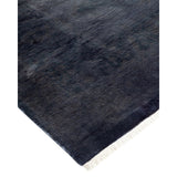 Overton Hand Knotted Wool Vintage Inspired Modern Contemporary Overdyed Purple Area Rug - 8' 2" x 10' 1"