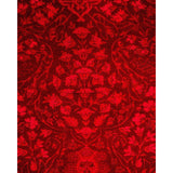 Overton Hand Knotted Wool Vintage Inspired Modern Contemporary Overdyed Red Runner Rug - 2' 7" x 9' 10"