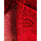 Overton Hand Knotted Wool Vintage Inspired Modern Contemporary Overdyed Red Runner Rug - 2' 7" x 9' 10"