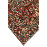 Fine Vintage Bakhtiari Winfield Burgundy/Blue Rug - 6'9" x 9'10"