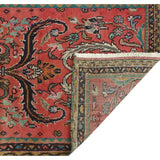 Fine Vintage Distressed Anika Red/Navy Rug - 2'5" x 9'7"
