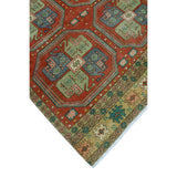 Fine Vintage Distressed Ayobunmi Rust/Beige Runner - 4'4" x 10'7"
