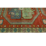 Fine Vintage Distressed Ayobunmi Rust/Beige Runner - 4'4" x 10'7"