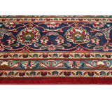 Fine Vintage Distressed Hafid Red/Navy Rug - 9'8" x 12'7"